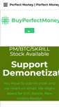 Mobile Screenshot of buyperfectmoneyindia.com